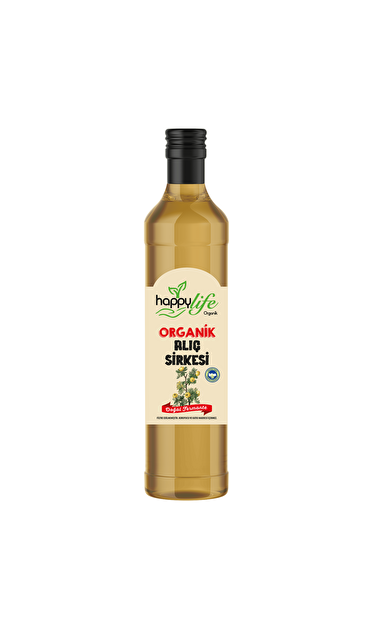 Happylife Organik Alıç Sirkesi Cam 500 Ml